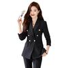 2024 Women's Gray Autumn/Winter Professional Casual Suit Jacket