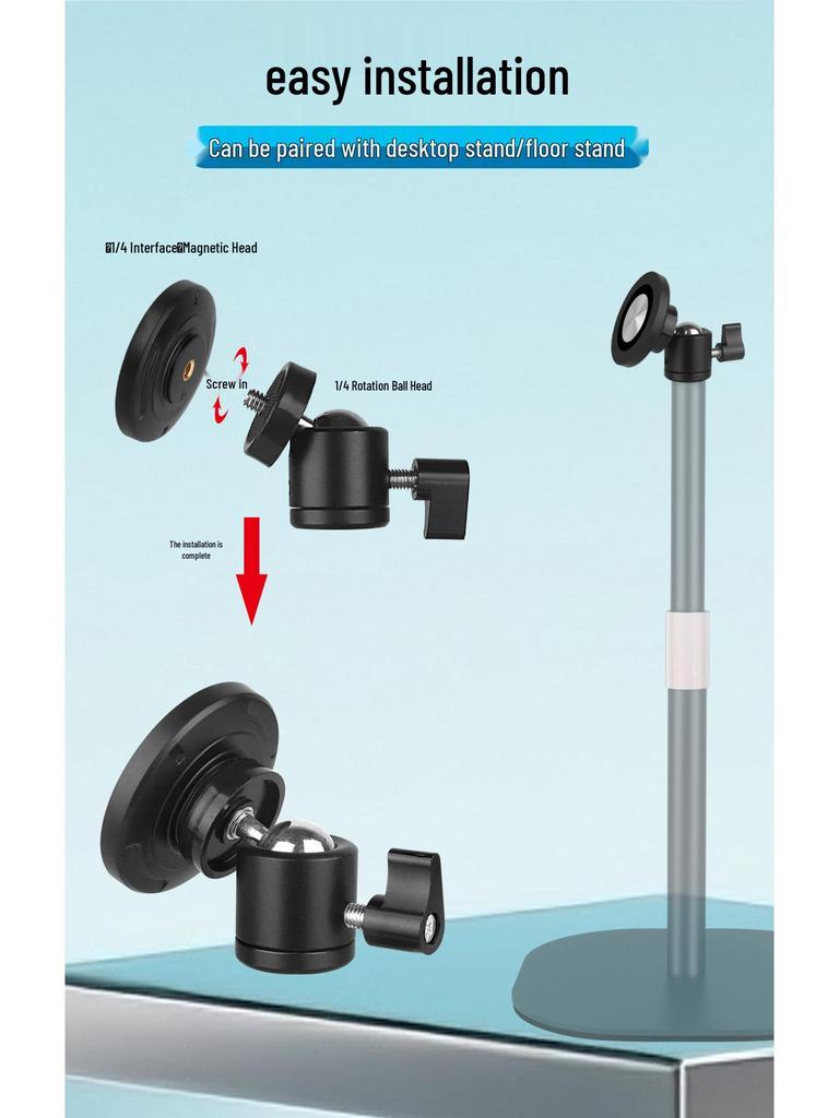 360° Rotating Magnetic Mount for Phones & Tablets - Live Streaming & Car Vent Use