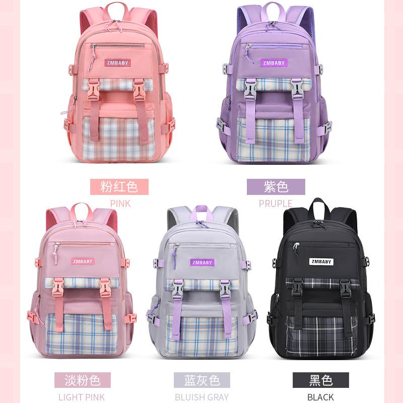 New primary school bag, women's large-capacity children's bag, light casual backpack.