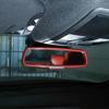 For Dodge Charger 15-23 Red Carbon Inner Rear View Mirror Trim Ring Accessories