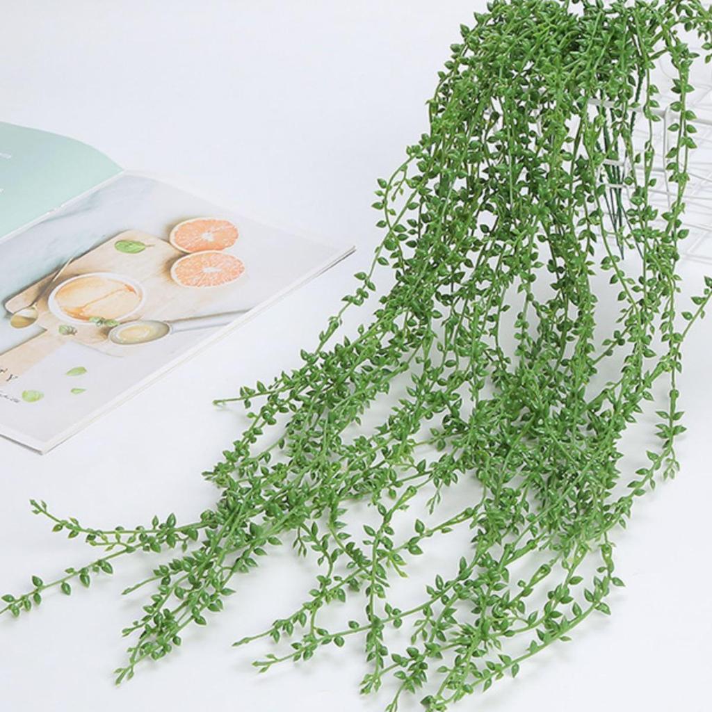 Wall Hanging Artificial Greenery: Potted Plants, Vines, and Plastic Succulents