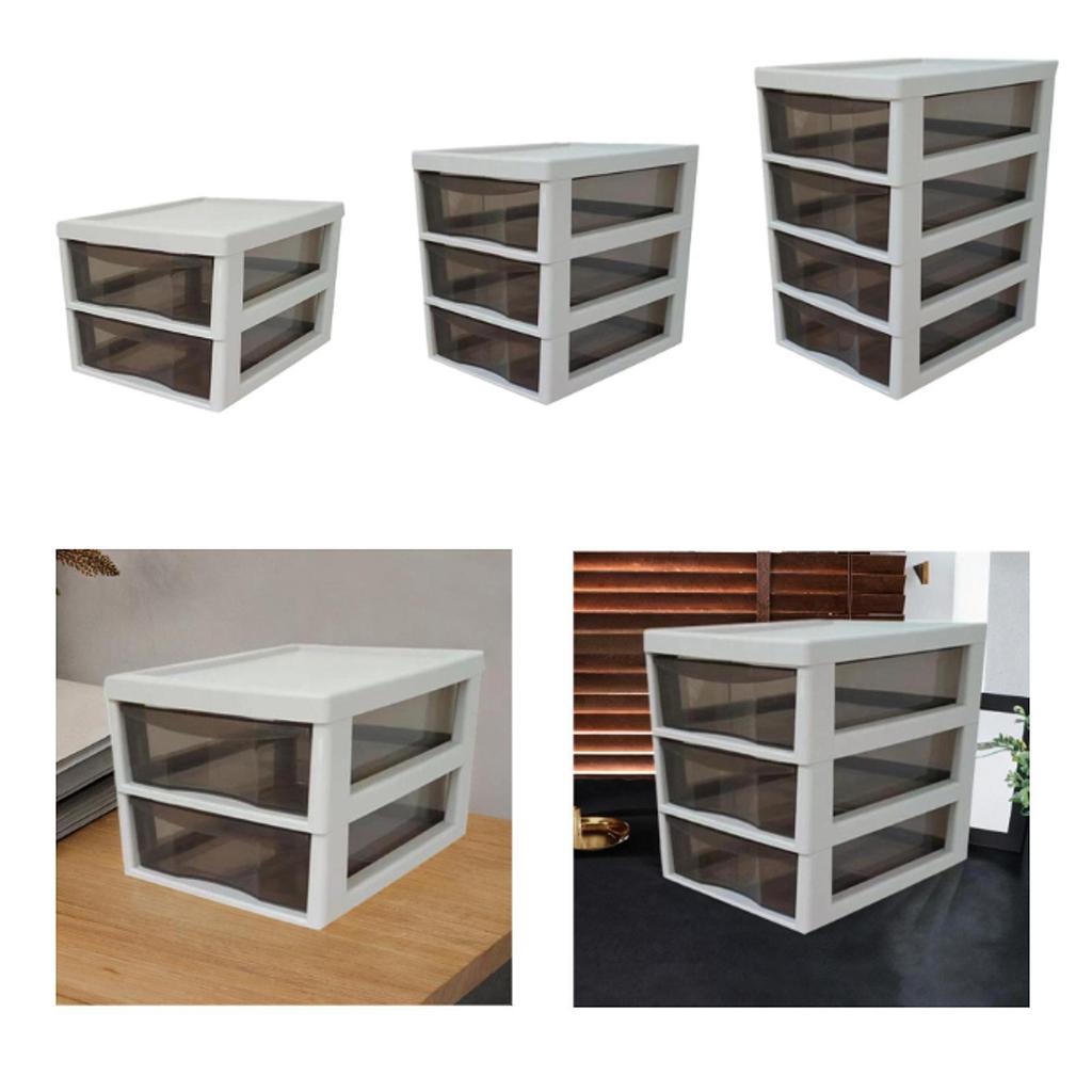Desktop Storage Drawer Multi Layers Bins for Household Makeup Office 2