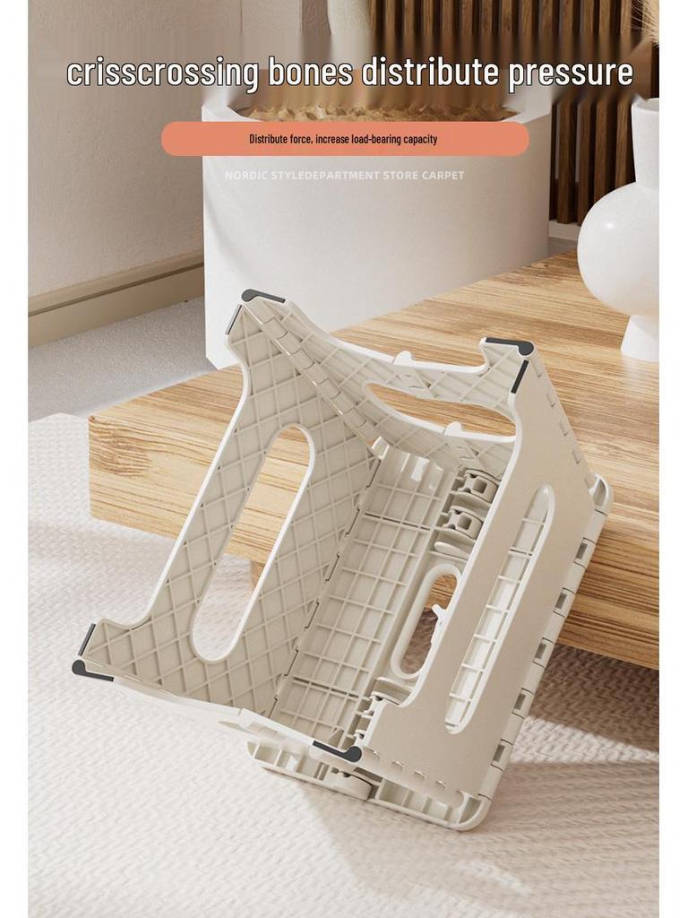 Qinkang Portable Folding Mini Stool for Adults & Kids - Outdoor Camping & Household Use