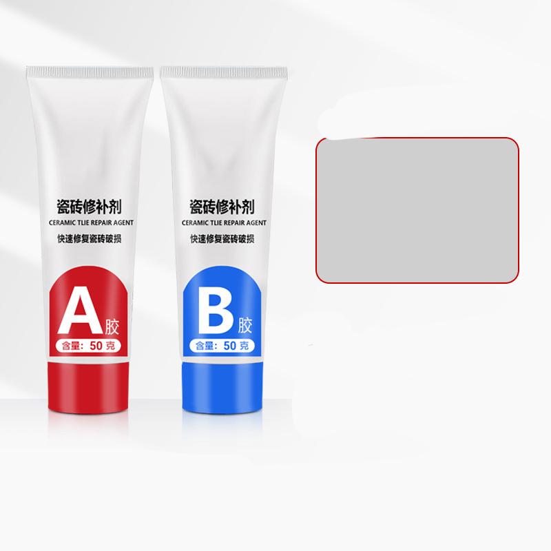 30/100g Fliesenreparaturmittel AB-Kleber Keramikreparaturkleber Marmorbodenfliese Toilettenwaschbecken Reparaturkleber Rissreparatur Dichtungskleber