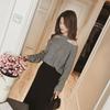 Sexy Hanging Neck Pullover Sweater Solid Color Casual Off shoulder Sweater Autumn Winter Korean Knitwear Long-sleeve Knitted Sweater Jacket Outer Wear