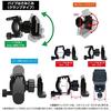 Mobikes DreamMaker Portable Navigation Display Audio Monitor Compatible Mounting Stand Pipe Clamp Fits Bicycles and Motorcycles To 38mm