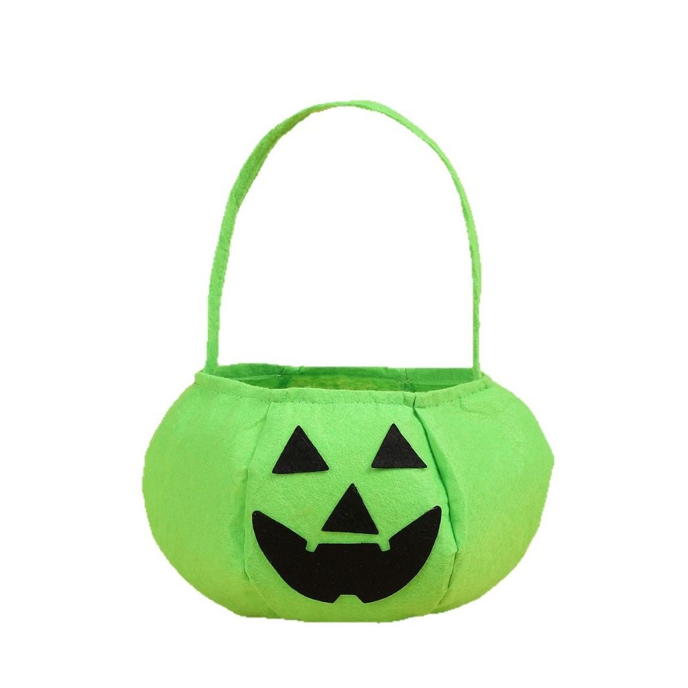 Trick or Treat Halloween Candy Bag Ghost Trick-Or-Treat Candy Basket Pumpkin Candy Bucket Gift