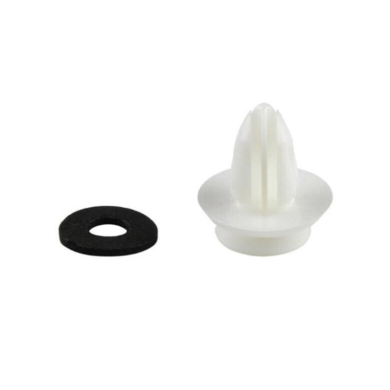 50/100 Pezzi Clip Pannello Porta Auto Con Anello di Tenuta Fermo Fissaggio Auto Clip Paraurti Rivetto Spina a Pressione Auto Clip Pannello Porta