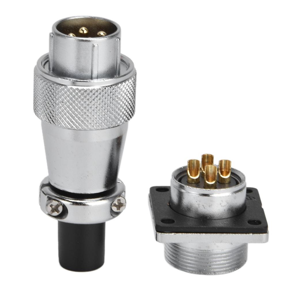 WS20 Aviation Male Female Plug Waterproof Cable Connector  DC Applications