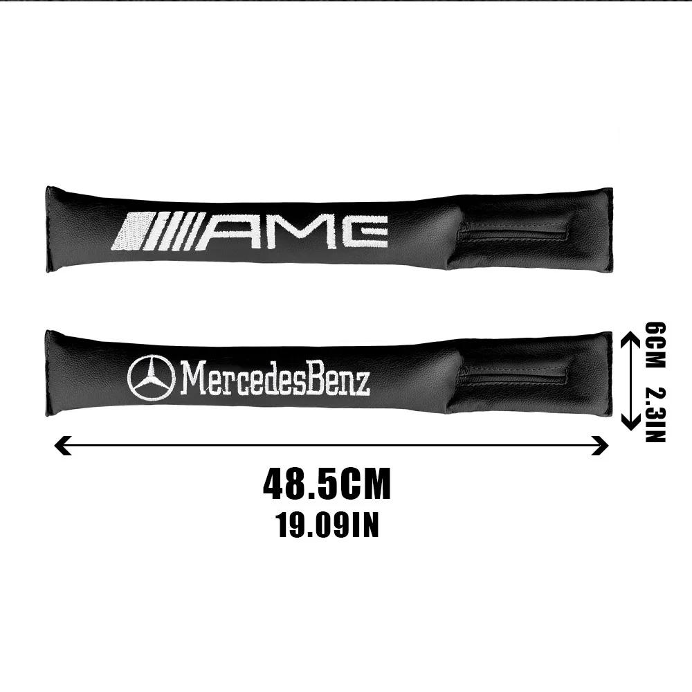 GLC GLB 2pz Riempitivo per Spazi Sedili Auto Pelle PU Morbido Tappo Cucitura Laterale Striscia Riempitiva Antiperdita Per Mercedes Benz AMG CLA GLA W203 W21