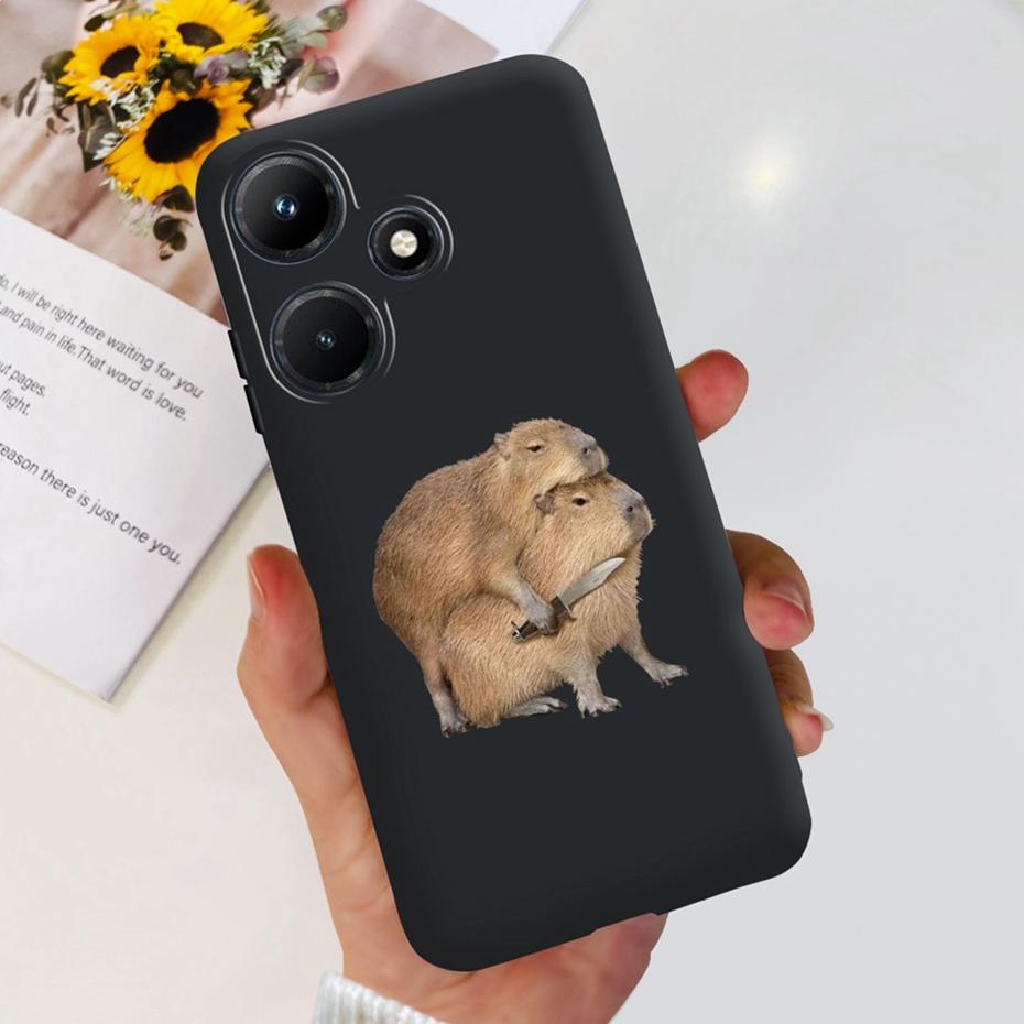Cute Phone Case For Infinix Hot 30i Hot30 30 Play NFC 2023 Soft Silicone TPU Back Cover For Infinix Hot30i Hot 30 30Play