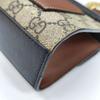 [Pre-Owned] Padlock Moonlight Treasure Box Series Metal Lock Logo Canvas And Leather Crossbody Bag Small - Good #1JMSL0D