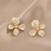 Female Unique Irregular High-end Flower Earrings