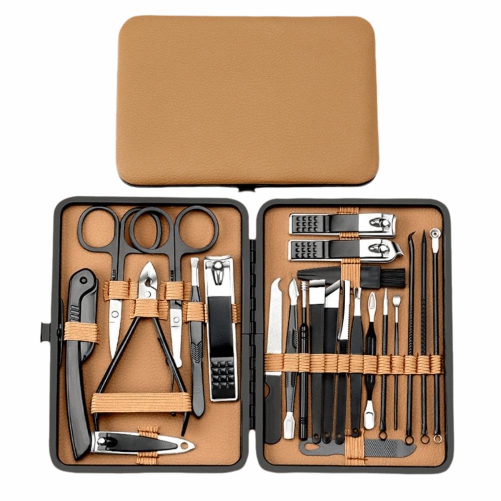 7/16/24 Pcs Heavy-Duty Nail Care Kit Stainless Steel Nail Grooming Kit Manicure Tool Set  Home Care