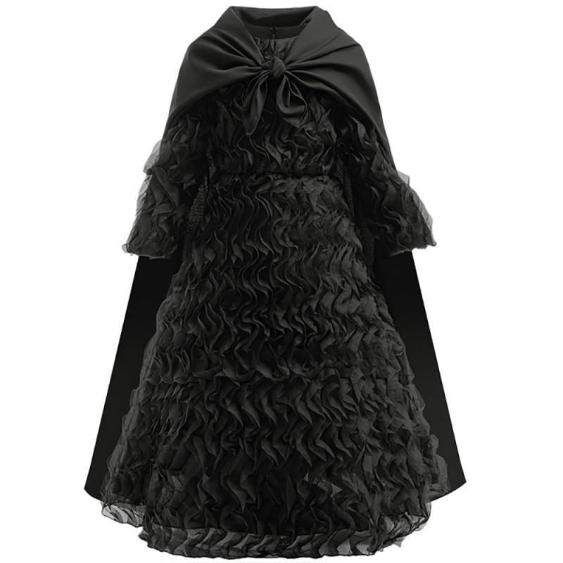 Girls Princess Dress Kids Cosplay Movie Witch Costume Party Gown 8 Years Old