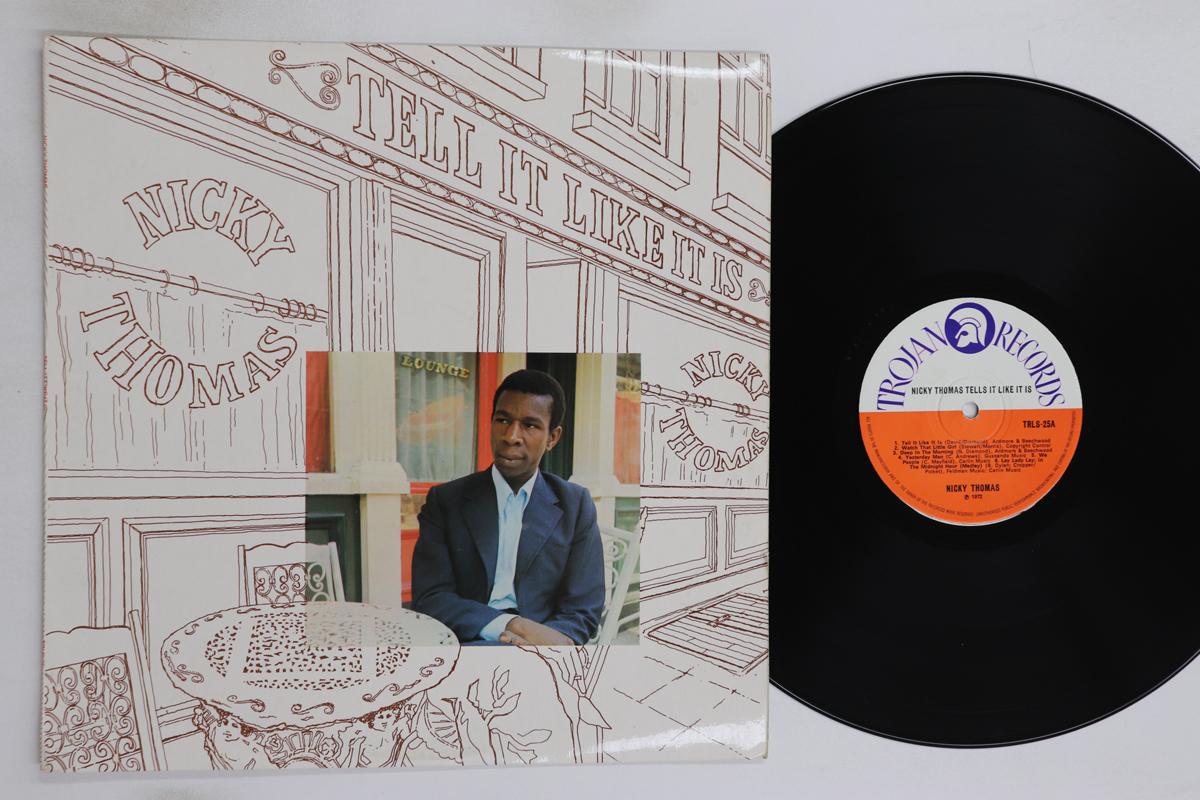 

LP Record NICKY THOMAS - Tell It Like It Is TRLS25 TROJAN RECORDS 1972 UK Reggae, Ska & Dub Used