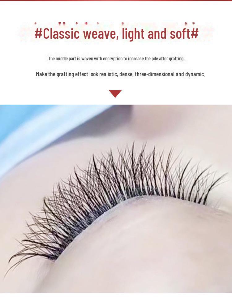 Grafted Sandwich Clover Fairy Barbie Thick Natural Soft False Eyelashes