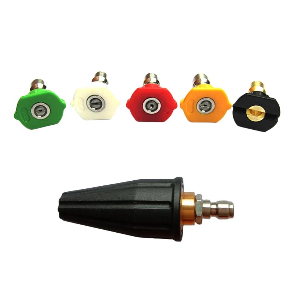 Pressure Washer Gun Car Washing Gun With 5pcs Soap Spray Nozzles 14mm M22 Socket 1/4" Quick Release Snow Foam Gun Car Water Gun