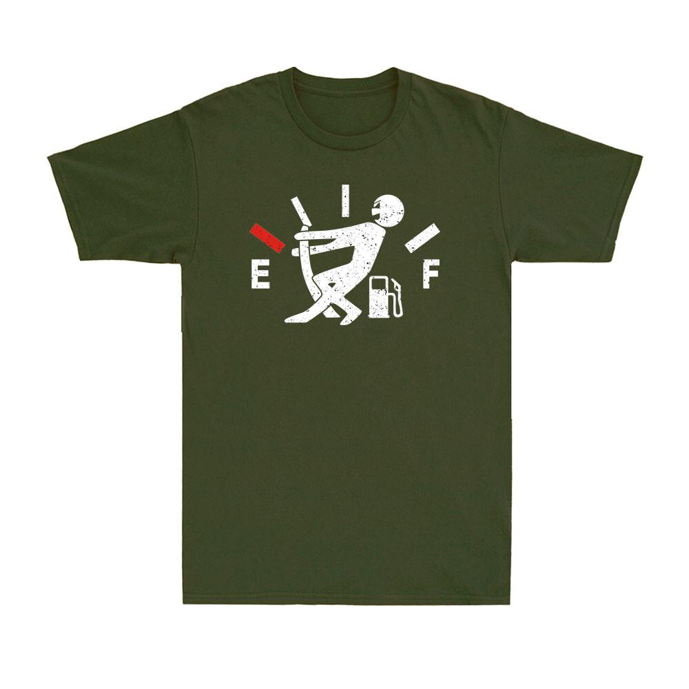 Funny Empty Car Gasoline Joke Gas Needle Circuit Fuel Gauge Empty Unisex TShirt