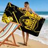 AMAZONAS FC Print Beach Towel, Large Soft Quick Dry Towel for Beach Camping Swimming