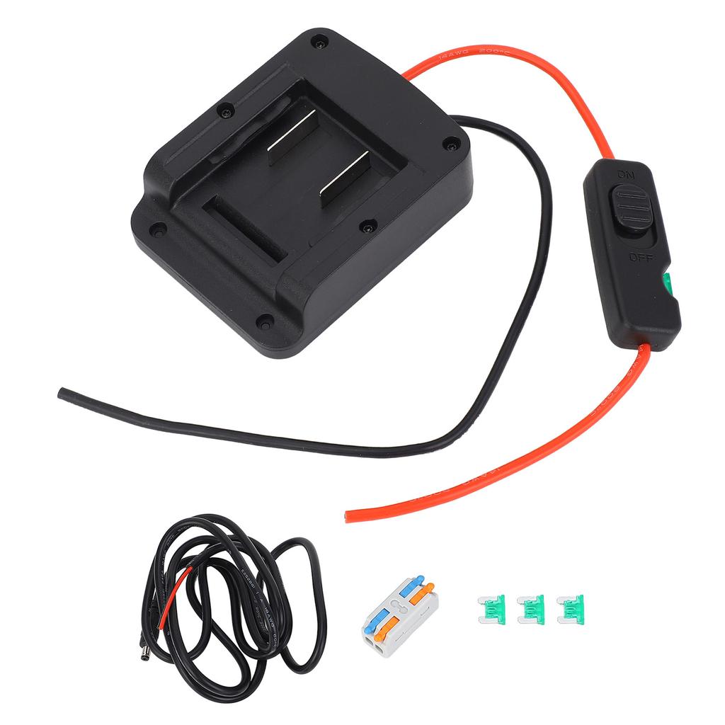 DC Power Cable for Mini Dish Antenna 30A Fuses 18V Battery Adapter for Power X Change Portable