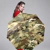 Open Camouflage Umbrella - Green/Brown Camo Pattern, 8-Rib Portable Folding  Umbrella for &, Army Style Outdoor Accessory (Gre