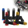 1 Pair Motorcycle Grips Hand Rubber Anti-Slip Cycling Scooter Handlebar Grips Modified 22-24Mm Universal Rubber Handle Bar Grips