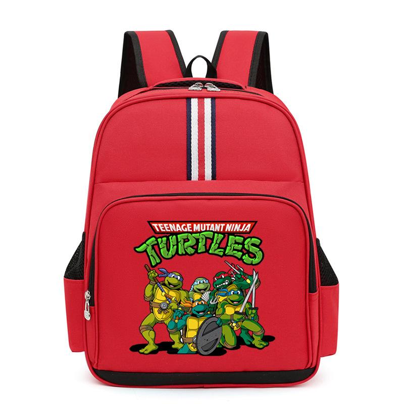 Hot Sale Teenage Mutant Ninja Turtles Cartoon Printed Backpack Elementary and Secondary School Students Outdoor Leisure Large Capacity