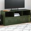 VidaXL TV Cabinet Olive Green 99x39x44 Cm Steel 841737