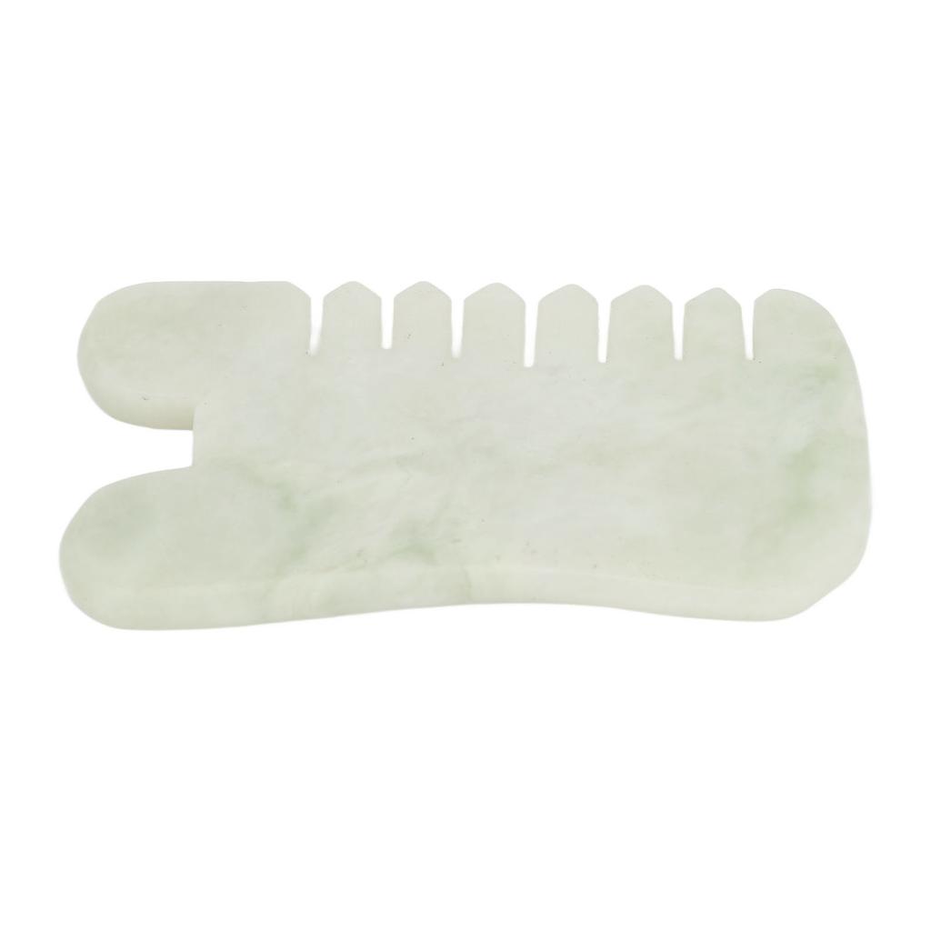 Jadestone Meridians Scraping Massage Comb Ergonomic Soreness Relief Head Relaxation Gua Sha Massage Tool