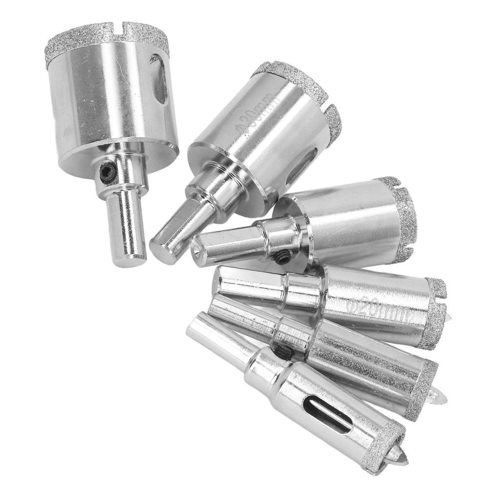 6pcs Portable Carrying Case Diamond Hole Saw Kit Diamond Hole Saw Set  Drilling Marble