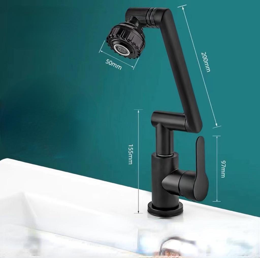 1080 ° Rotating Kitchen Faucet Hot And Cold Water Sink Faucet Splash-Proof Bathroom Faucet Mixer Aerator Washbasin Water Tap NEW