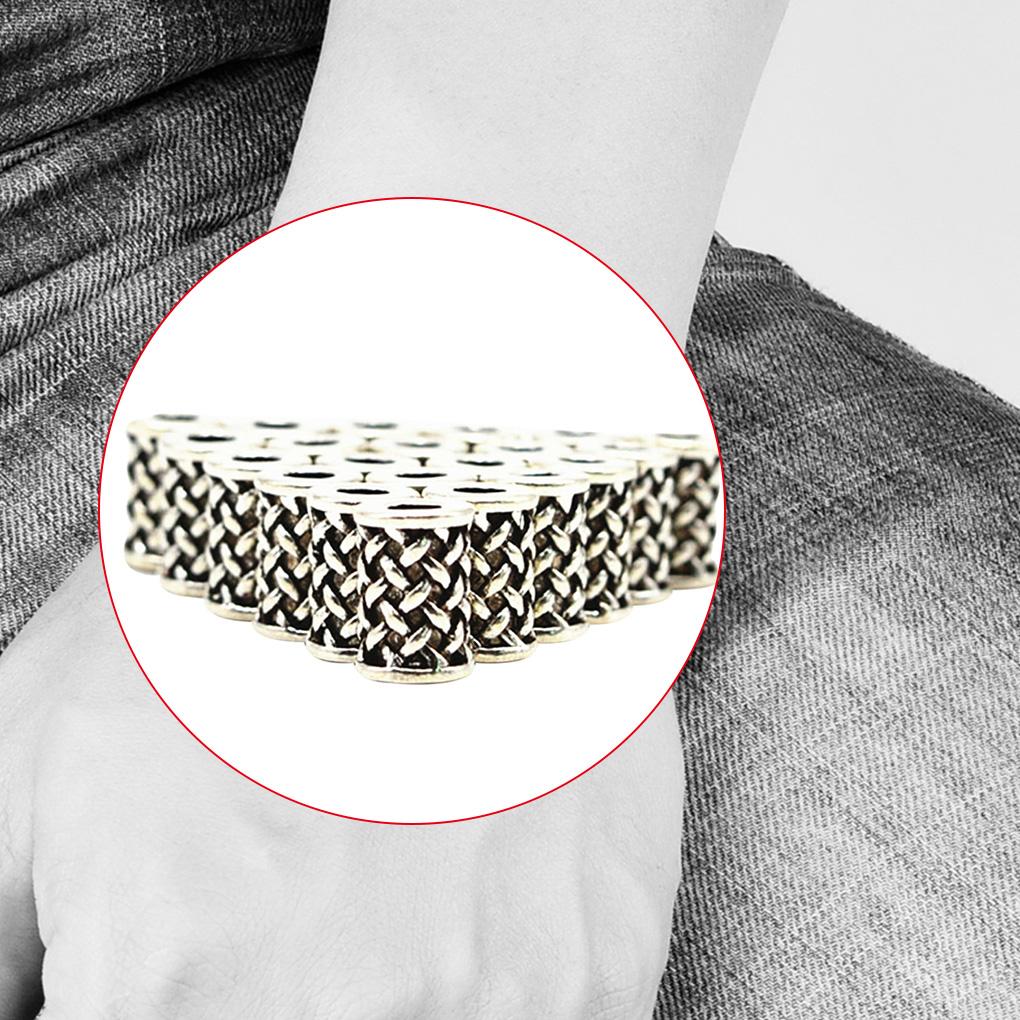 5pcs Vintage Style Beard Hair Beads Bracelet Pendant Necklace DIY Beads Jewelry Craft Accessory