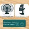 Mini ventilator electric portabil USB, reîncărcabil inteligent, cu 4 trepte, reglabil, răcitor de aer silențios, pentru birou, casă, călătorii