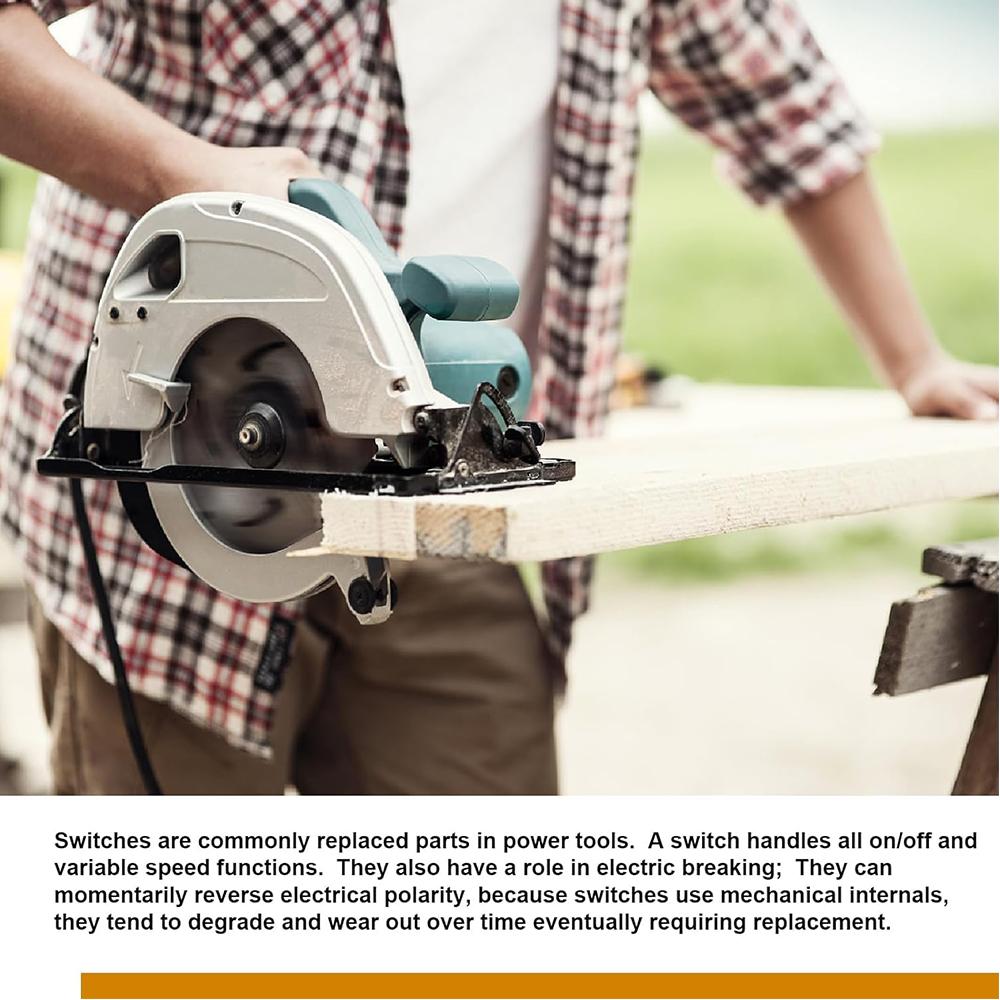 2pcs Trigger On-Off Switches Kit for HD77 and HD77M For Replaces Skil 2610321608