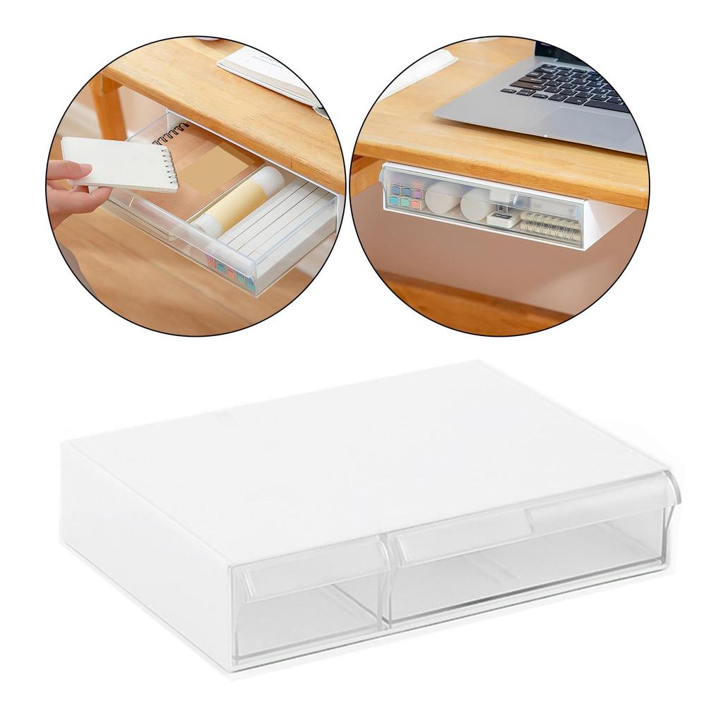 Verborgen Bureau Lade Organizer Lade Zelfklevende Case Container Tafel voor