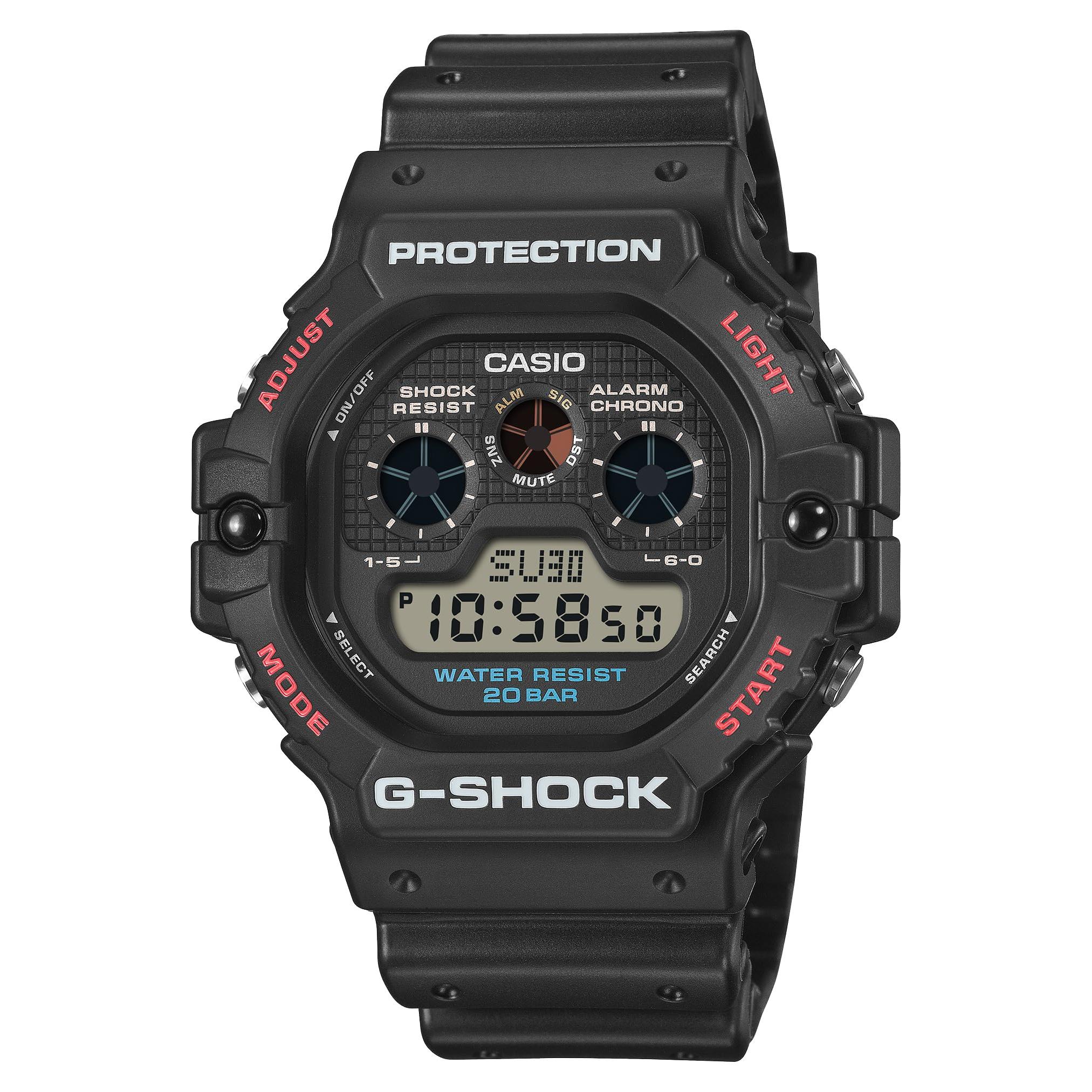 Casio Мужские часы G-Shock, DW-5900U-1JF, Черные, Оригинальная японская модель