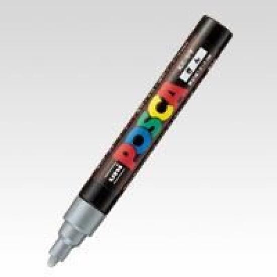 

Mitsubishi Pencil Uni Posca Medium Round Set of 10 Lead, Silver, серебряный