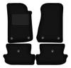 Black Velour Floor Mats For: Jeep Wrangler JL 2 Doors (2017-)