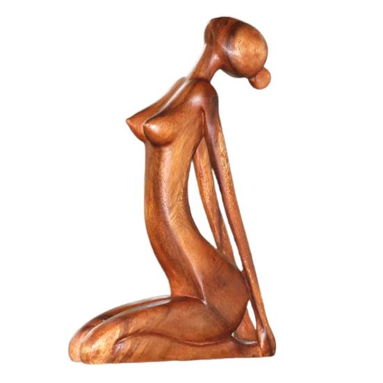 

Yoga Figure Classic Posture Fadeless Resin Waterproof Yoga Sculpture for Garden 5