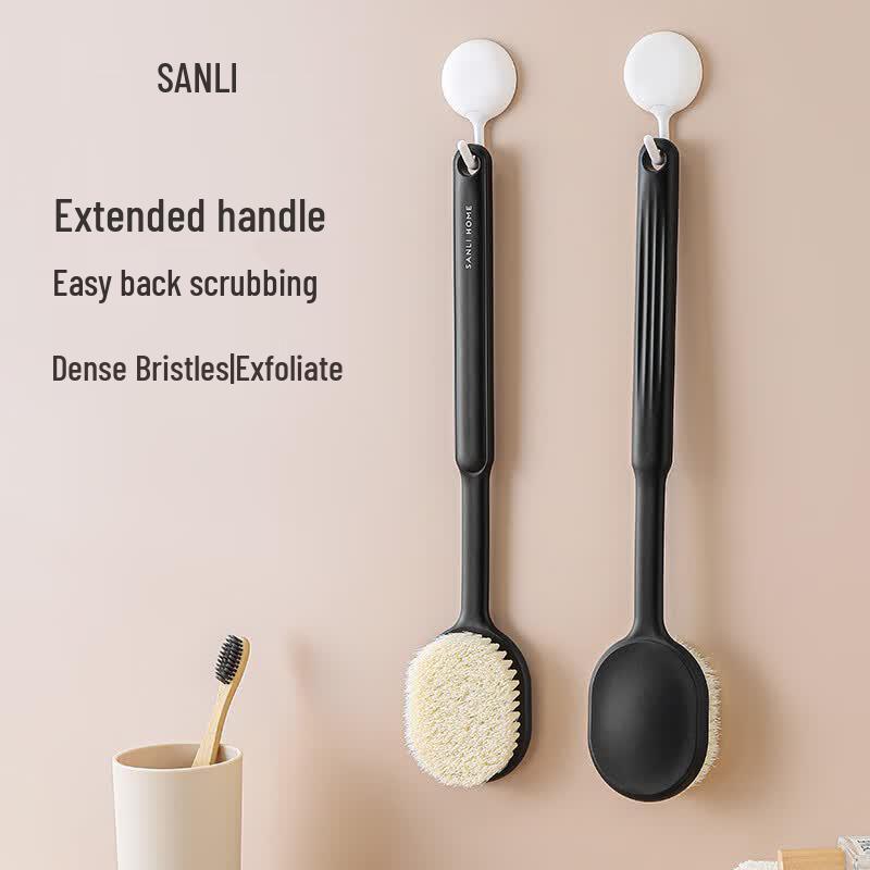 Sanli Long Handle Back Scrubber & Bath Brush