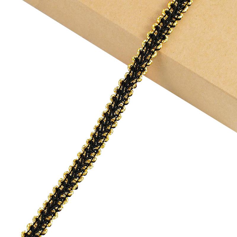 5yards 12mm Lace Trimming Ribbon Polyester Centipede Braided Lace Sewing Clothes Accessories Curve Lace DIY Craft Wedding Decor