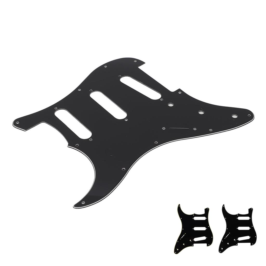 Guitar Pickguard Scratch Plate 11 Holes Left Handed Electric Guitar Pickguard for Practice and Perfo
