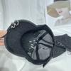 Teens Distressed Baseball Caps with Rabbit Ears Decors Outdoor Sports Camping Baseball Caps Woman Breathable Cycling Hat