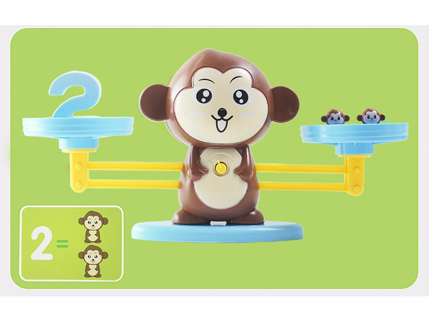 Monkey Digital Balance Toy: Educational Arithmetic Game for Early Learning