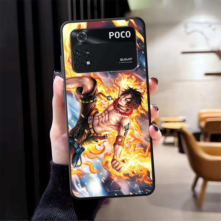Cool Zoro Anime Funda Phone Cover Case for Xiaomi Poco F3 F4 F5 M3 M4 Pro M5 C65 X3 X4 X5 C50 C51
