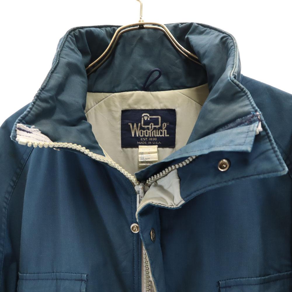 WOOLRICH 70s vintage Mountain parka L Navy Men's Used