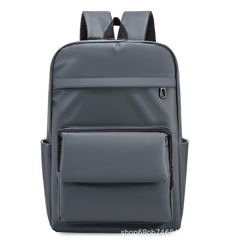 Fashionable, Large-Capacity Unisex Backpack: Simple, Lightweight, Scratch & Wear-Resistant