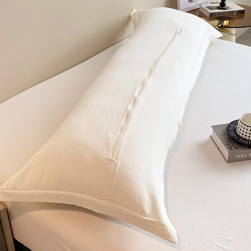 Solid Color Double Couple Body Pillowcase Long Pillow Case Sleeping Pillow Cover for Dakimakura Bed Sofa 48x120/48x150/48x180CM