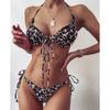 New Women Fashion 2 Piece Floral Printed Swimsuits Bathing Suit Beach Wear Sexy Lace Up Bikini Sets
